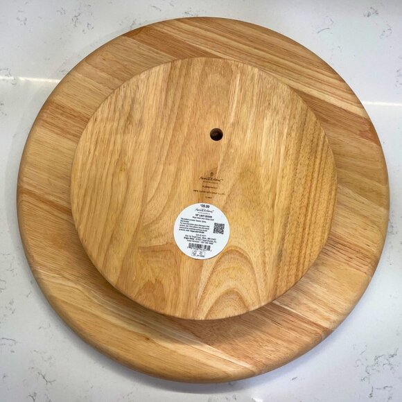 18-inch Wooden Lazy Susan - Picture 3 of 3